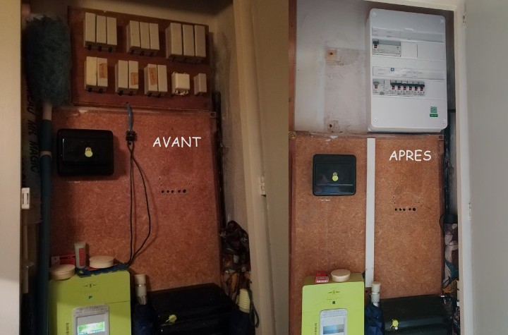 Remplacement d'anciens fusibles par un tableau modulaire aux normes